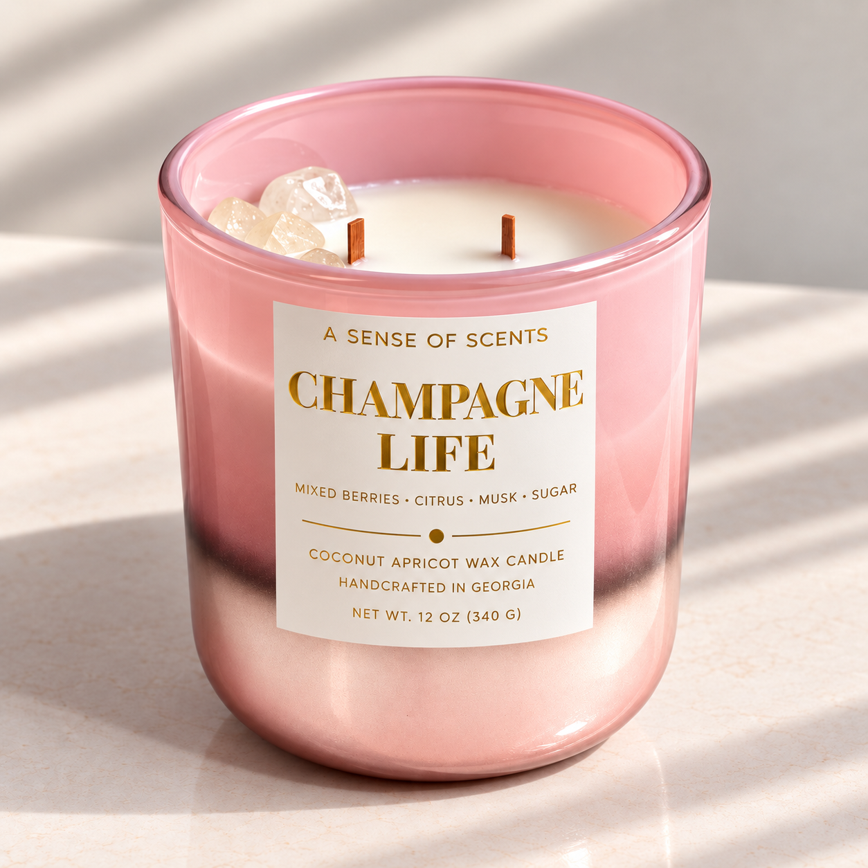 Champagne Life 12oz Candle