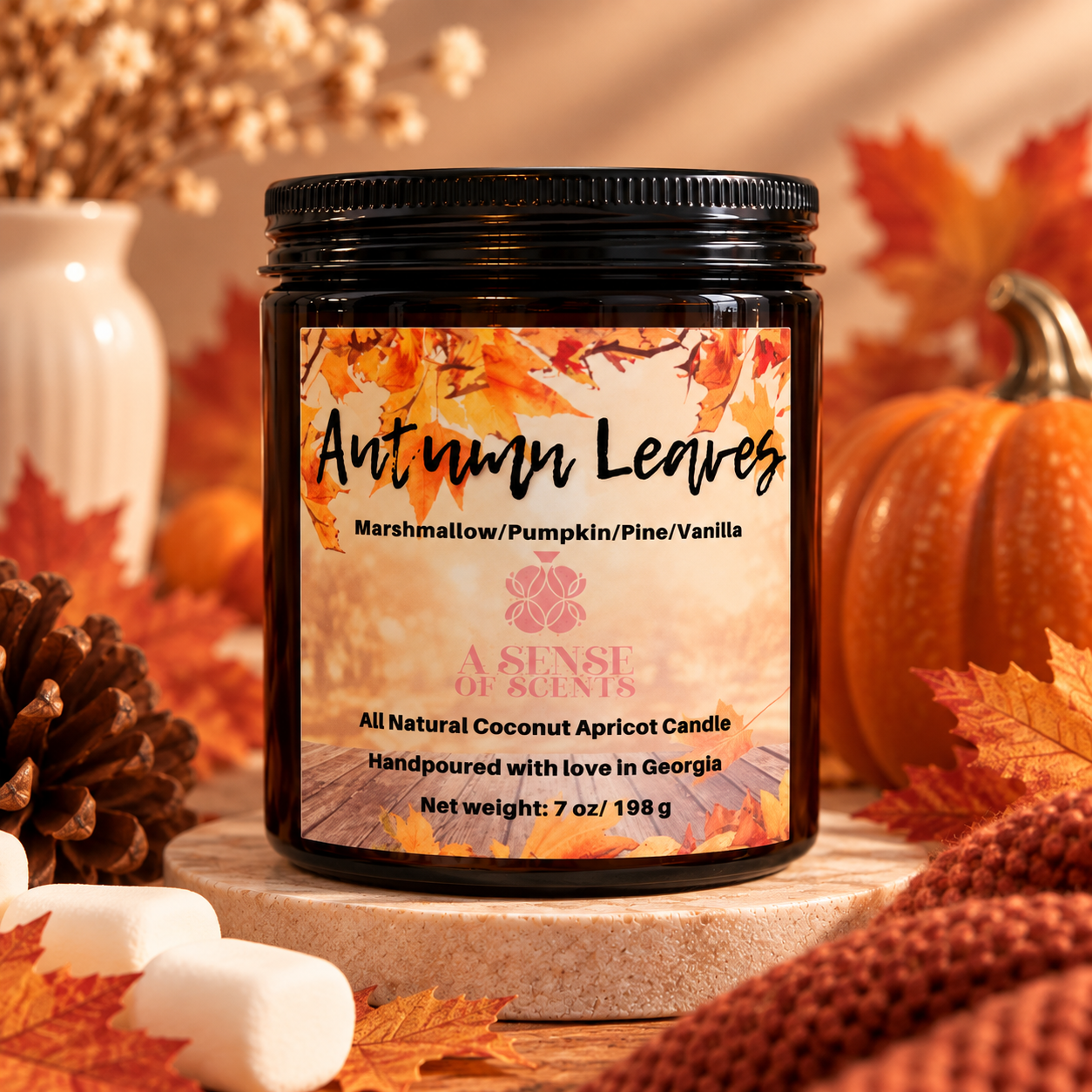 Autumn Leaves 7oz Candle