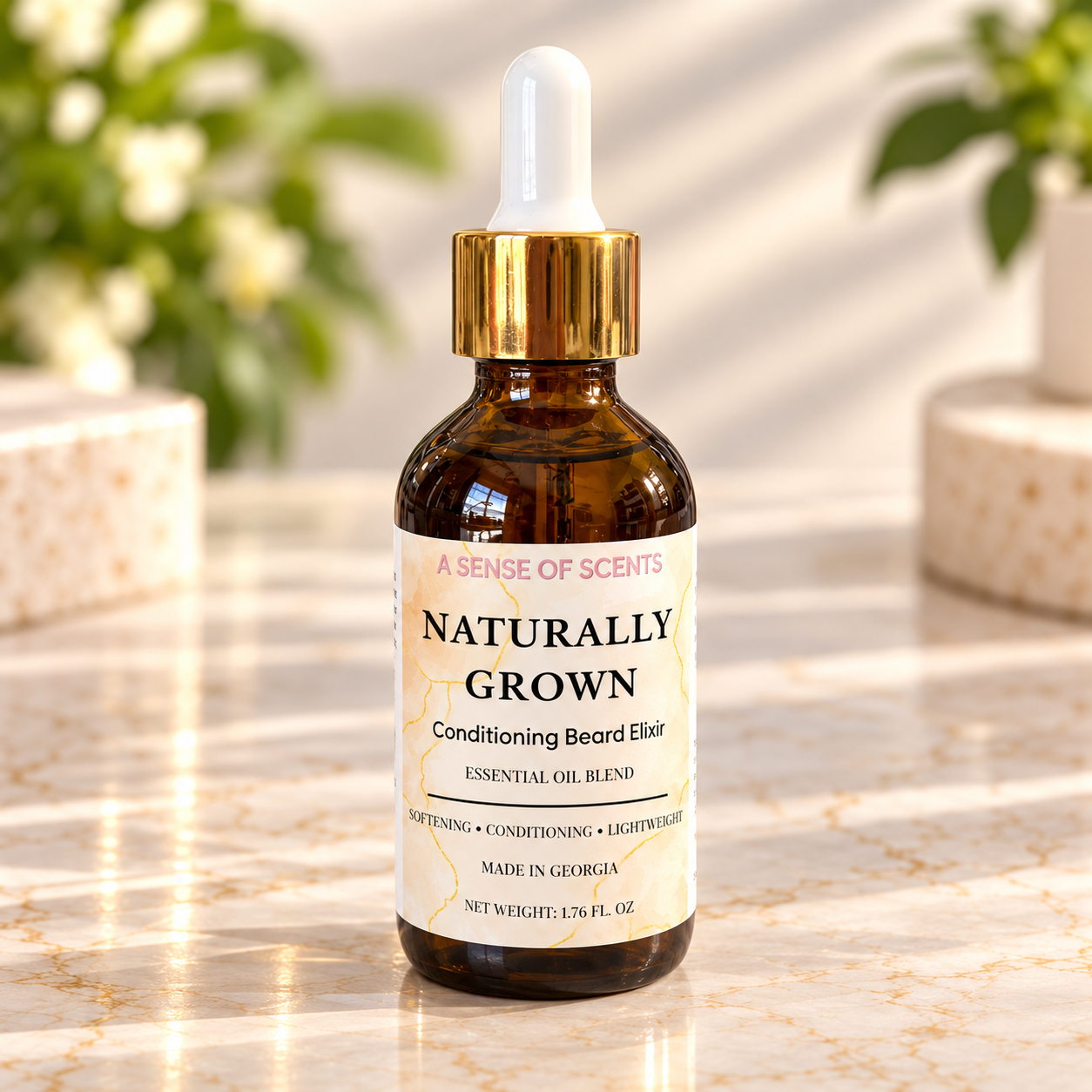 Naturally Grown Conditioning Beard Elixir – 2 oz