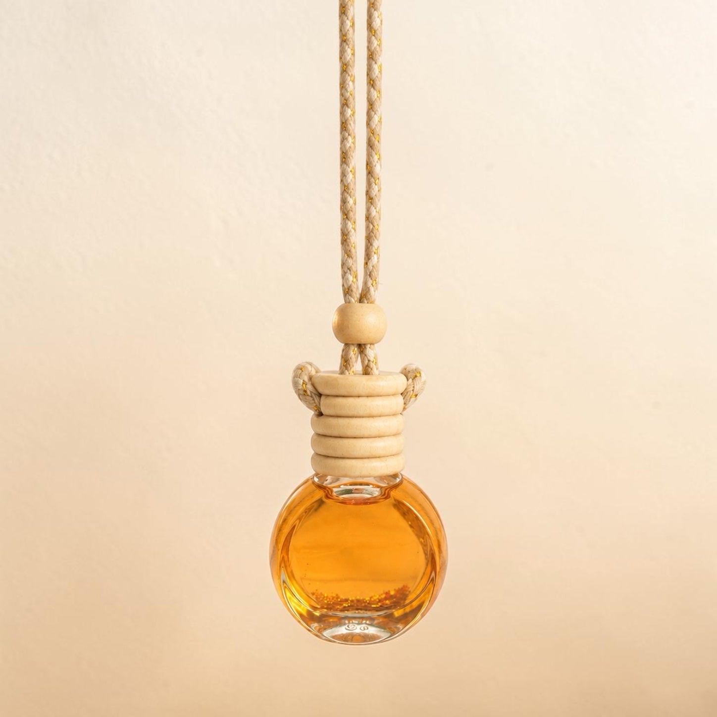 Warm Sands hanging car diffuser by A Sense of Scents, a non-toxic car air freshener handmade in Georgia