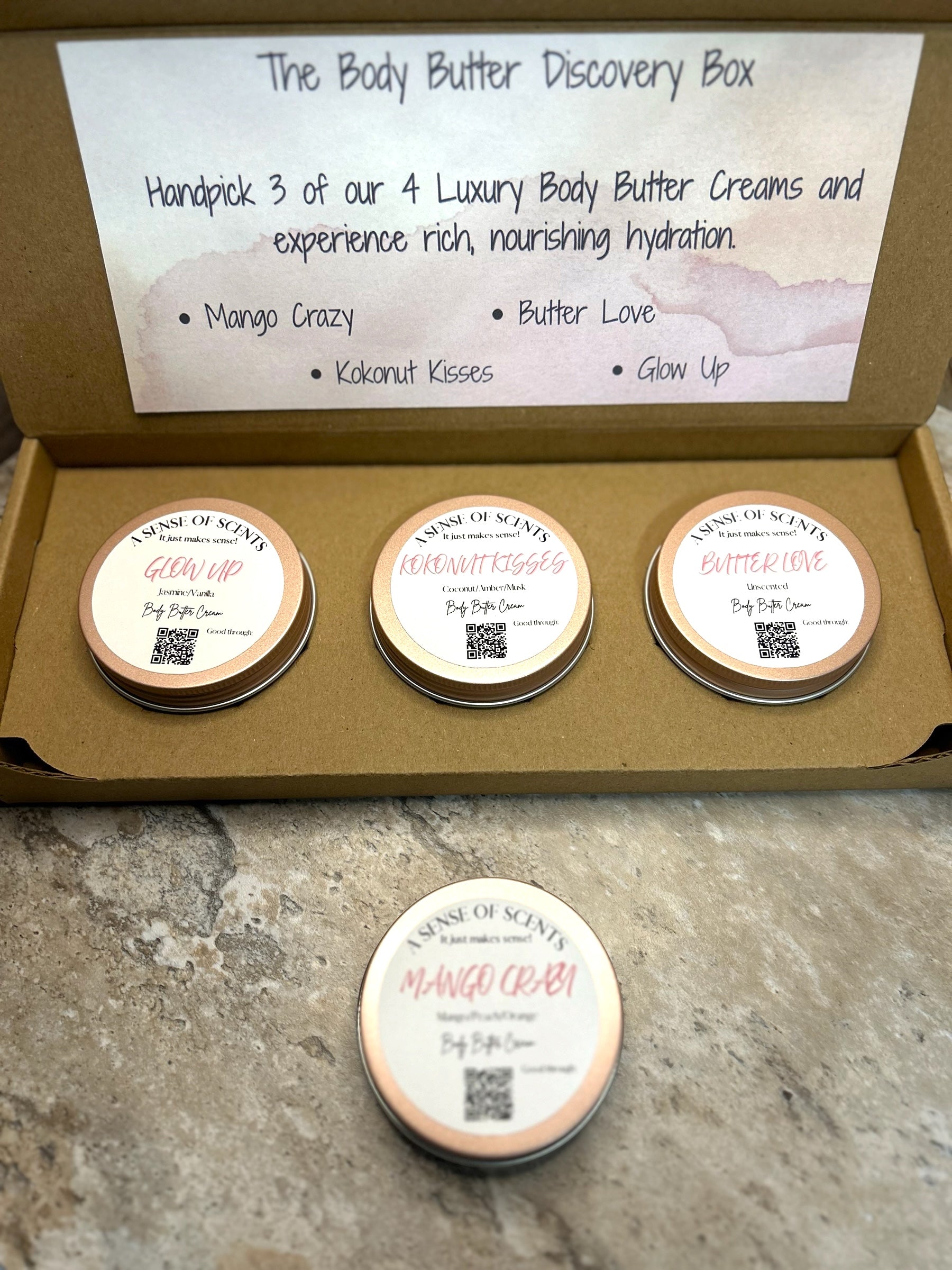 Luxury Body Butter Cream Discovery Box