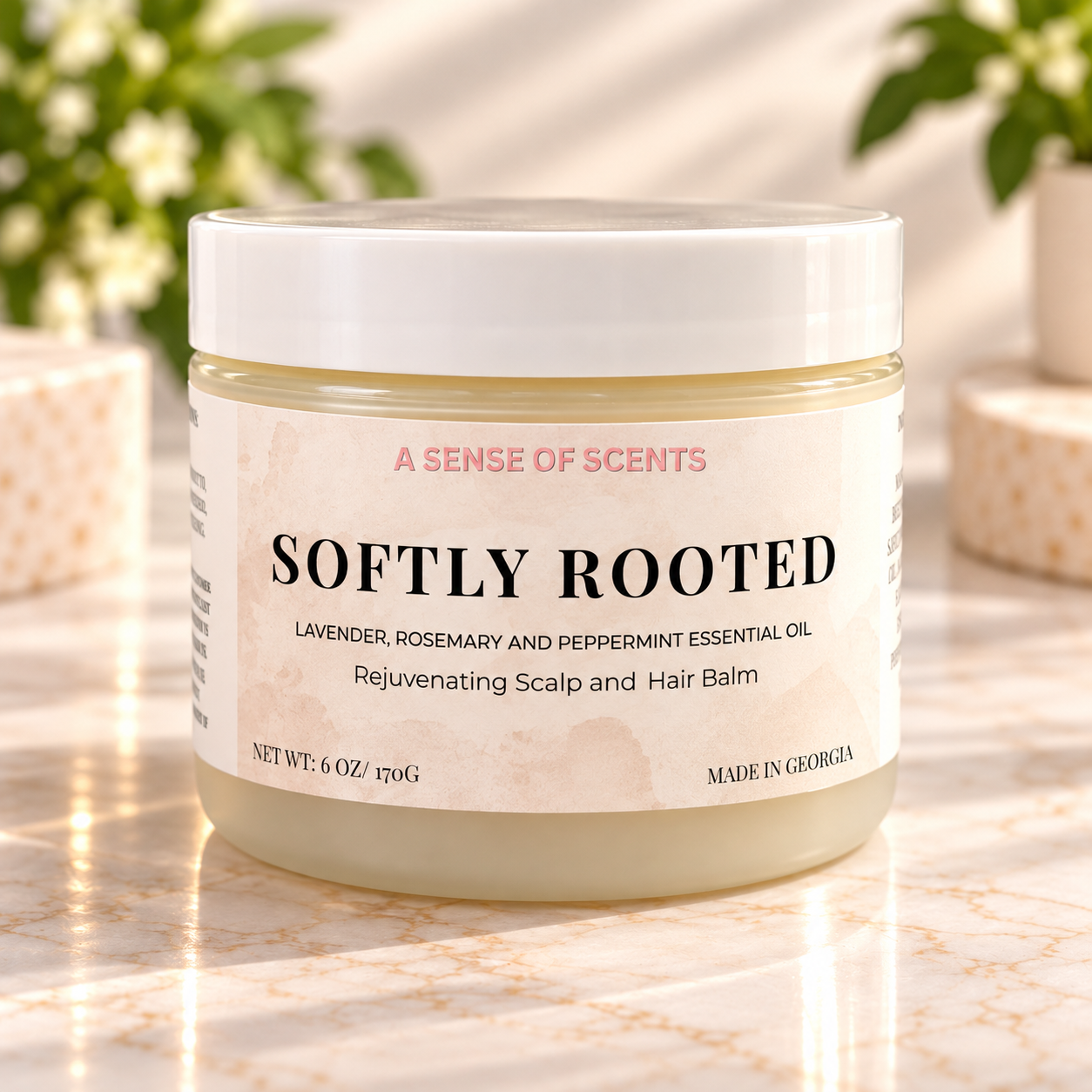 Softly Rooted Scalp and Hair Balm 6 oz